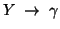 $Y\;\rightarrow\;\gamma$